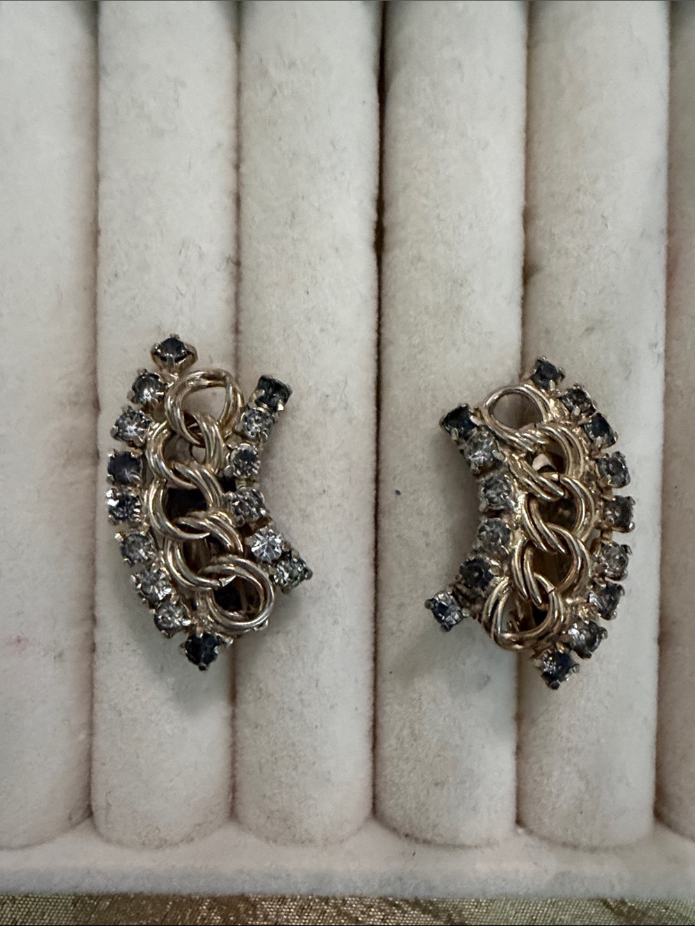 Gold-Tone Chain & Crystal Ear Climbers - Women Jewelry